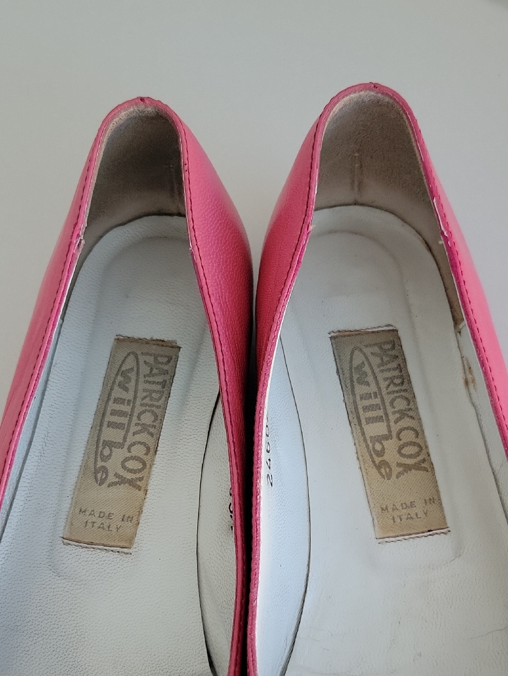 Patrick Cox Pink Leather Flats - Picture 11 of 15